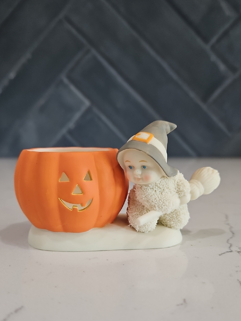 Vintage Department 56 Snowbabies "A Halloween Friend"